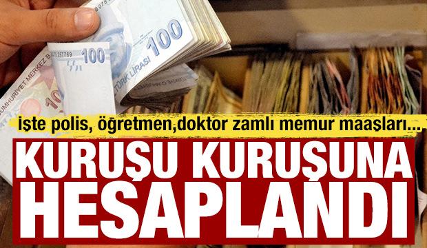 2026 Memur zamlı maaşları hesaplandı! İşte kuruşu kuruşuna yeni oranlar...