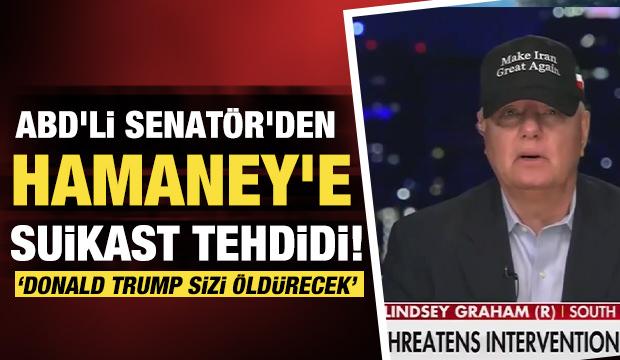 ABD'li Senat&ouml;r'den Hamaney'e suikast tehdidi:  "Donald Trump sizi &ouml;ld&uuml;recek"