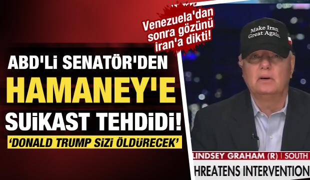ABD'li Senat&ouml;r'den Hamaney'e suikast tehdidi:  "Donald Trump sizi &ouml;ld&uuml;recek"