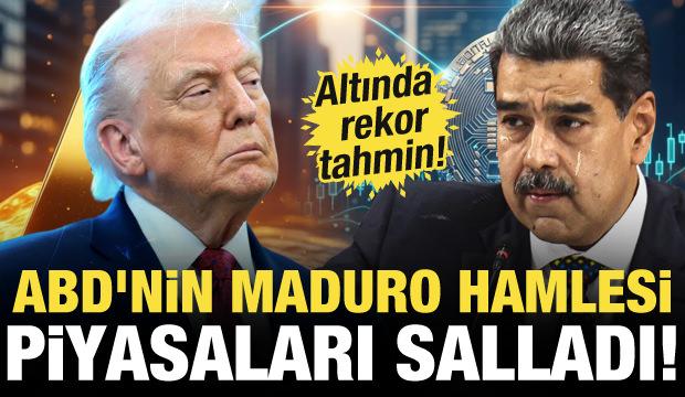 ABD'nin Maduro hamlesi piyasaları salladı! Altın, g&uuml;m&uuml;ş ve kriptoda tarihi rekor!