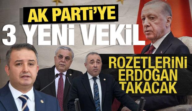 AK Parti&rsquo;ye ge&ccedil;işler s&uuml;r&uuml;yor: Erdoğan 3 vekilin daha rozetini takacak