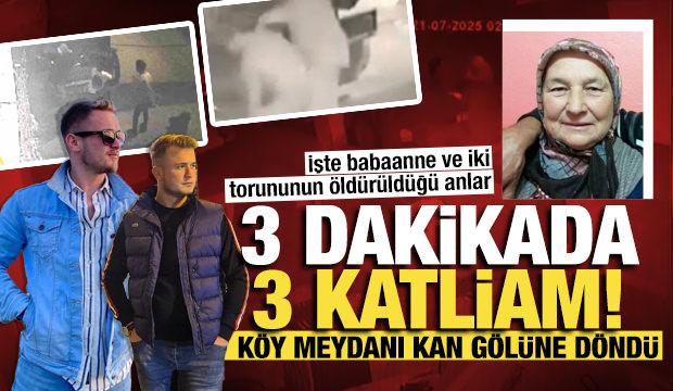 Babaanne ve iki torununun &ouml;ld&uuml;r&uuml;ld&uuml;ğ&uuml; bı&ccedil;aklı katliamın g&ouml;r&uuml;nt&uuml;leri ortaya &ccedil;ıktı