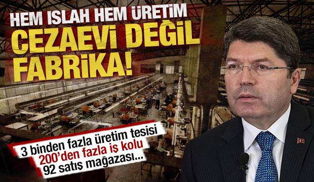 Bakan Tun&ccedil; a&ccedil;ıkladı: Mahkumlar hem &uuml;retiyor hem kazanıyor