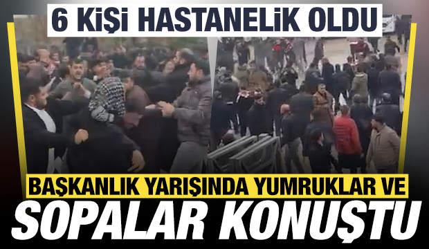 Başkanlık yarışında sopalar konuştu: Şof&ouml;rler odası se&ccedil;iminde 6 kişi hastanelik oldu