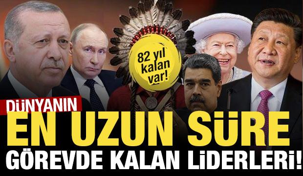 D&uuml;nyanın en uzun s&uuml;re g&ouml;revde kalan liderleri! 82 yıl kalan var...