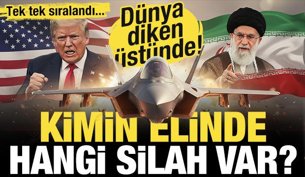 D&uuml;nyanın g&ouml;z&uuml; ABD ve İran'da! Hangisi daha g&uuml;&ccedil;l&uuml;? Kalem kalem karşılaştırdık...