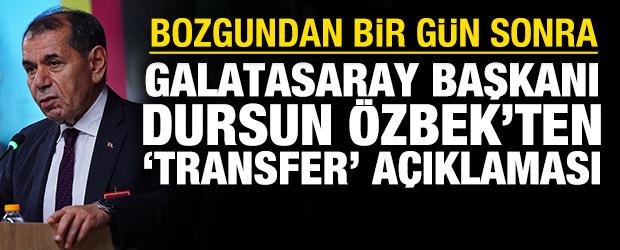 Dursun &Ouml;zbek'ten Fenerbah&ccedil;e mağlubiyeti sonrası 'transfer' a&ccedil;ıklaması