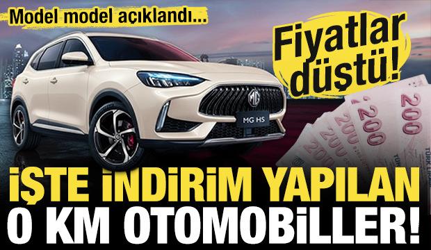 Fiyatlar d&uuml;şt&uuml;! Model model a&ccedil;ıklandı: İşte indirim yapılan 0 KM otomobiller!