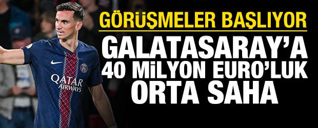 Galatasaray'a 40 milyon Euro'luk orta saha: G&ouml;r&uuml;şmeler başlıyor