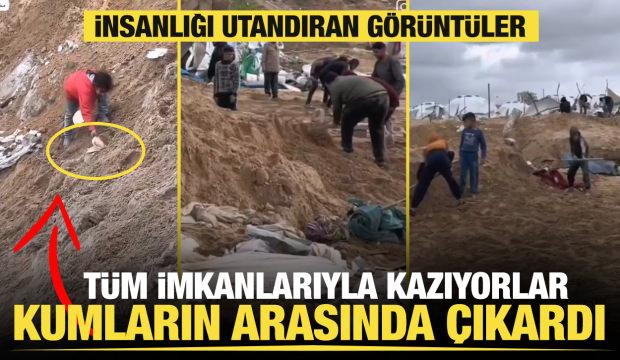 Gazze'de kumların altından ekmek &ccedil;ıkarma m&uuml;cadelesi...