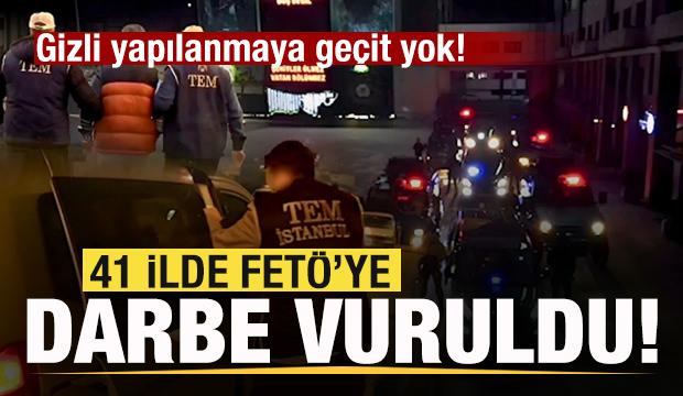 Gizli yapılanmaya ge&ccedil;it yok! 41 ilde FET&Ouml;'ye darbe! 223 ş&uuml;pheli yakalandı