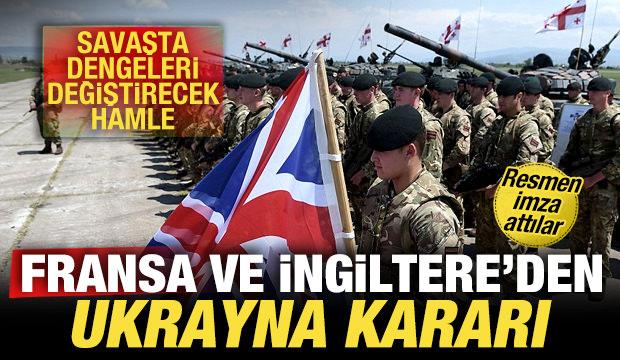 İngiltere ve Fransa, Ukrayna'da asker konuşlandırma kararı aldı