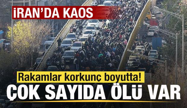 İran'da kaos! Rakamlar korkun&ccedil; boyutta! &Ccedil;ok sayıda &ouml;l&uuml; var