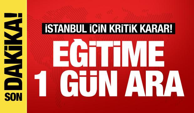 Son dakika! İstanbul'da okullar tatil edildi