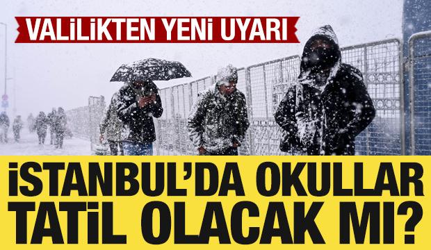  İstanbul'da yarın okullar tatil olacak mı? İstanbul Valiliğinden yeni a&ccedil;ıklama