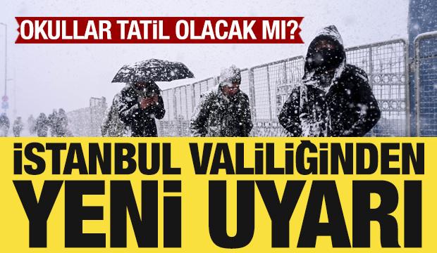  İstanbul'da yarın okullar tatil olacak mı? İstanbul Valiliğinden yeni a&ccedil;ıklama