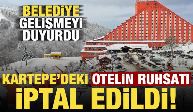 Kartepe'deki The Green Park Kartepe Resort Otel'in ruhsatı iptal edildi! A&ccedil;ıklama geldi...