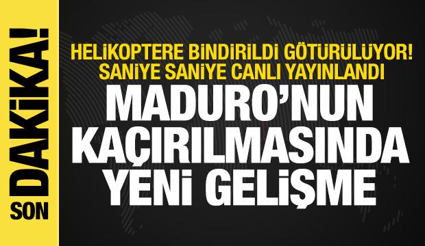 Maduro helikopterle mahkemeye g&ouml;t&uuml;r&uuml;l&uuml;yor