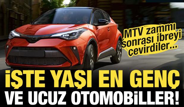 MTV zammı sonrası ibre o ara&ccedil;lara d&ouml;nd&uuml;! İşte en ucuz ve yaşı en gen&ccedil; ikinci el arabalar! 