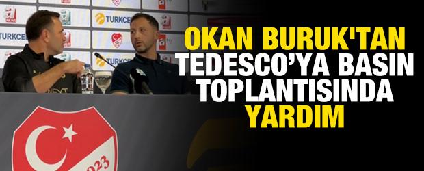 Okan Buruk'tan Domenico Tedesco'ya yardım