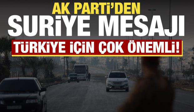 &Ouml;mer &Ccedil;elik'ten Suriye mesajı: Toprak b&uuml;t&uuml;nl&uuml;ğ&uuml; T&uuml;rkiye i&ccedil;in &ccedil;ok &ouml;nemli!