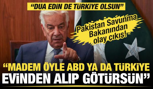 Pakistan Savunma Bakanı Asıf: ABD ya da T&uuml;rkiye Netanyahu'yu da evinden alıp g&ouml;t&uuml;rs&uuml;n