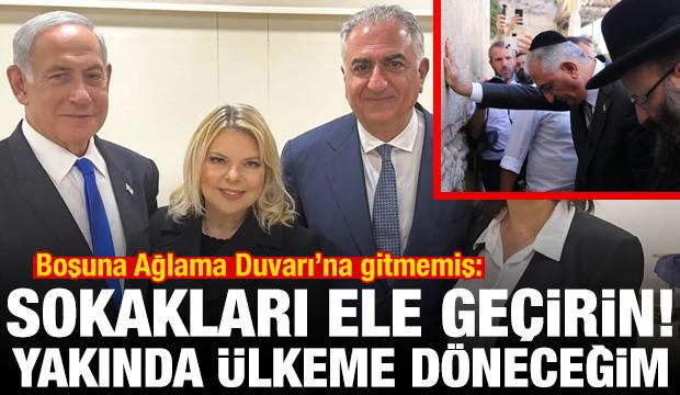 Rıza Pehlevi: Şehir merkezlerini ele ge&ccedil;irin, yakında İran'a d&ouml;neceğim