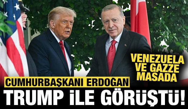 Son dakika haberi: Cumhurbaşkanı Erdoğan ve ABD Başkanı Trump arasında kritik g&ouml;r&uuml;şme!