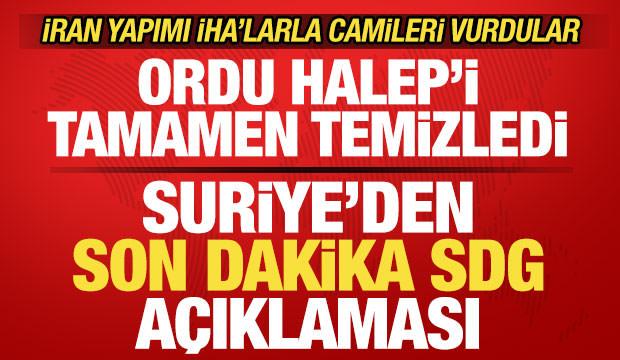 Suriye'den son dakika SDG a&ccedil;ıklaması! İran yapımı İHA'larla camileri vurdular