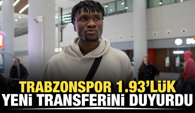 Trabzonspor yeni transferini duyurdu