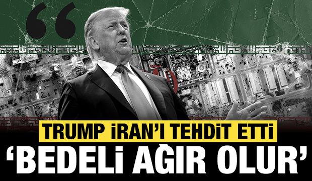 Trump bu kez de İran'ı hedef aldı: İnsanları &ouml;ld&uuml;rmeye başlarlarsa bedeli ağır olacak!