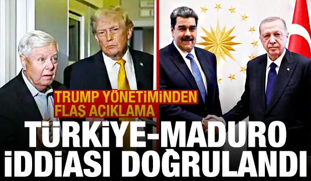 Trump y&ouml;netiminden flaş a&ccedil;ıklama! Maduro-T&uuml;rkiye iddiası doğrulandı