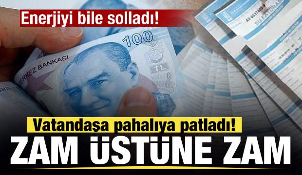 Vatandaşa pahalıya patladı! Suya zam &uuml;st&uuml;ne zam! Enerjiyi bile solladı