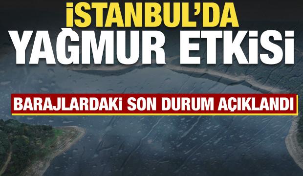 Yağışlar İstanbul'daki barajlara nefes oldu! Doluluk oranı y&uuml;zde 20'yi aştı