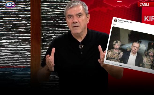 Yılmaz &Ouml;zdil'den Yunan gazeteciye ayar! Erdoğan'ın Terliğini Bile Alamazsınız