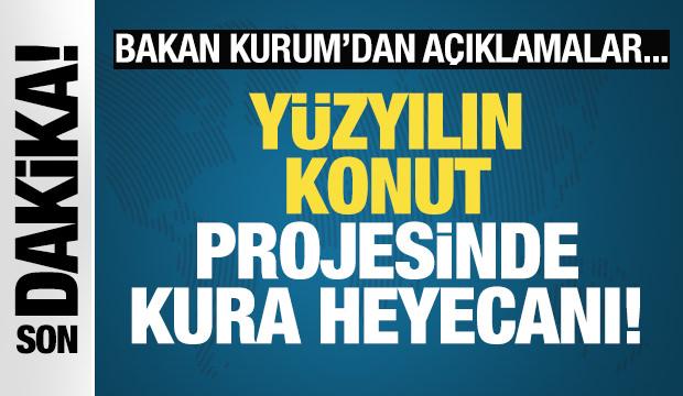 Y&uuml;zyılın konut Projesi'nde kura heyecanı!