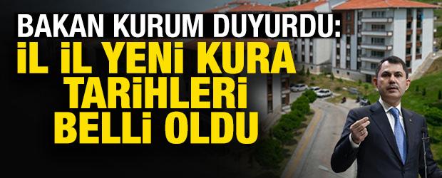 Y&uuml;zyılın Konut Projesi'nde bu hafta 9 ilde daha kura &ccedil;ekilişi yapılacak