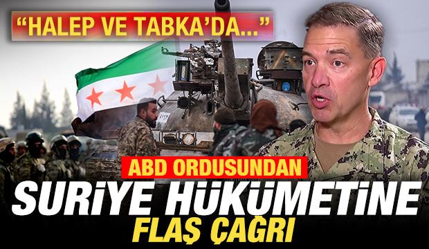 ABD ordusundan Suriye h&uuml;k&uuml;metine operasyonları durdurun &ccedil;ağrısı