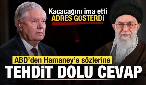 ABD'den Hamaney'in s&ouml;zlerine tehdit dolu cevap! Ka&ccedil;acağını ima etti! Adres g&ouml;sterdi!
