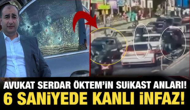 Avukat Serdar &Ouml;ktem suikastinin g&ouml;r&uuml;nt&uuml;leri ortaya &ccedil;ıktı!