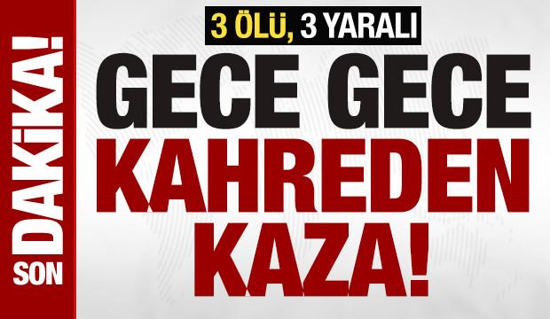 Batman&rsquo;da kahreden haber: İki otomobil &ccedil;arpıştı, 3 kişi &ouml;ld&uuml;, 3 kişi yaralandı