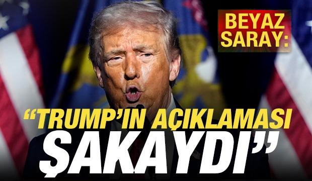 Beyaz Saray: Trump'ın a&ccedil;ıklaması şakaydı