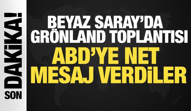 Beyaz Saray'da Gr&ouml;nland toplantısı sona erdi! Danimarka'dan ABD'ye sert mesaj