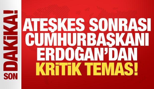 Cumhurbaşkanı Erdoğan, Suriye Cumhurbaşkanı Şara ile g&ouml;r&uuml;şt&uuml;