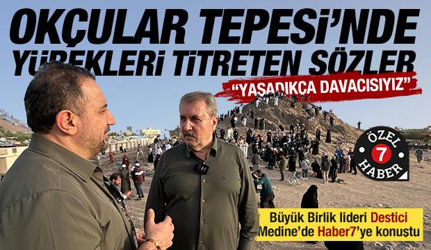Destici'den mukaddes topraklarda y&uuml;rekleri titreten s&ouml;zler: Yaşadık&ccedil;a davacısıyız