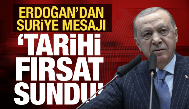 Erdoğan&rsquo;dan net Suriye &ccedil;ıkışı: Halep i&ccedil;in &ldquo;Tarihi fırsat&rdquo; vurgusu