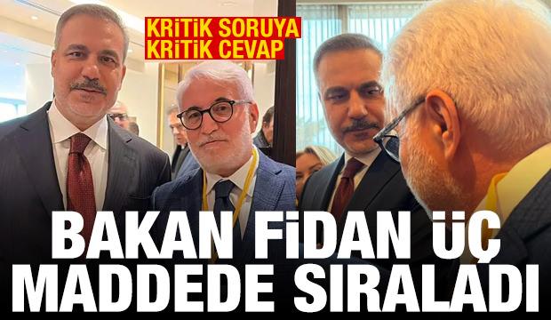 Fidan'a g&ouml;re 2026'nın dış politikadaki &uuml;&ccedil; &ouml;nemli meselesi Suriye, Gazze ve Ukrayna