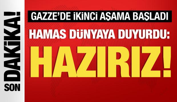 Hamas: Y&ouml;netimi devretmeye hazırız
