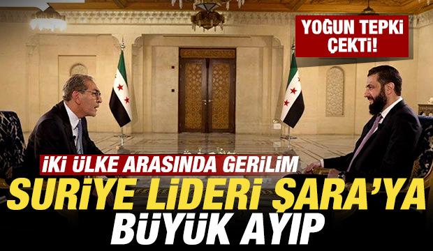 İki &uuml;lke arasında gerilim! Şara ile yaptıkları r&ouml;portajı yayınlamadılar! B&uuml;y&uuml;k tepki &ccedil;ekti