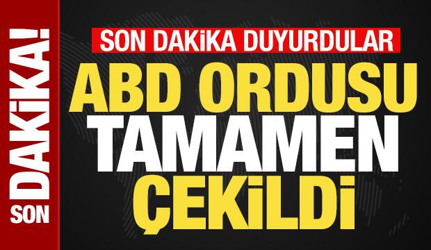 Irak son dakika duyurdu! ABD ordusu tamamen &ccedil;ekildi